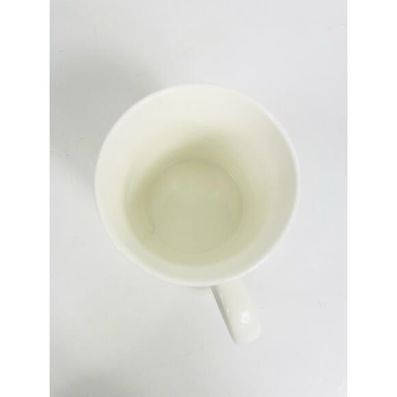 Starbucks 2014 Ivory Gold Holiday Christmas Tree Coffee Mug Cup 15.2 oz. - Picture 7 of 10